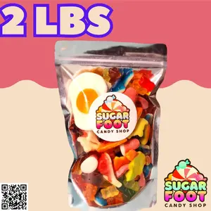 2 POUNDS GUMMY Mix Sealed Bag - Unique Flavor Profile, , Sugarfoot Candy Shop, Variety of Flavors,