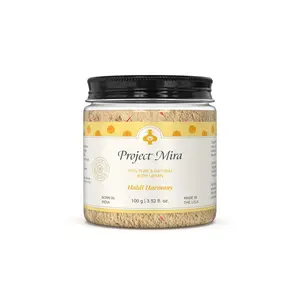 Haldi Harmony luxury aromatherapy and wellness dermafoliant By Project Mira Blend Body Care Exfoliant Gentle