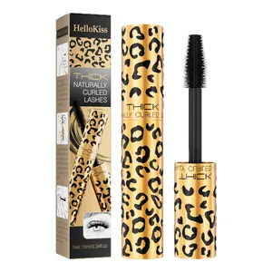 Hellokiss Leopard Print Long Volume Mascara - Waterproof, Thickening, Lengthening, Non-Smudging Makeup for Eye Enhancement