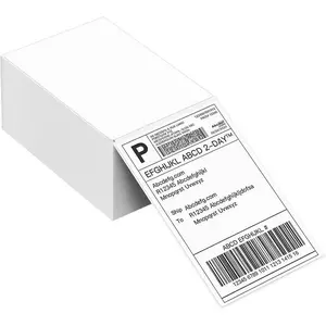 10x15cm Blank Thermal Label Paper, 500pcs/roll Self Adhesive Shipping Label, Direct Thermal Labels, Thermal Printing Labels, Blank Shipping & Stamps Roll for Logistic Label Printer