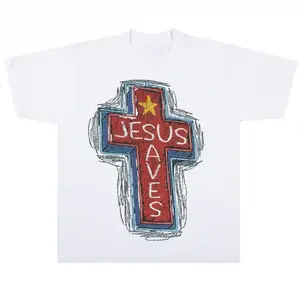 JESUS SAVES TEE graphic t shirt good graphic tee apparel