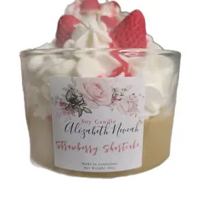 Scented Triple Wick Soy Candles, Dessert & Regular Candles for Home office , Gift for someone. Fragrance Decor Freshener Room