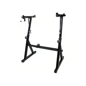 black- Heavy Duty Folding Keyboard Stand,Sturdy Reinforced Z Design W/ Adjustable Width & Height, Digital Piano Stand, Fits 54-88 Key Electric Pianos & Used For Travel & Storage,250 Pounds Load Capacity