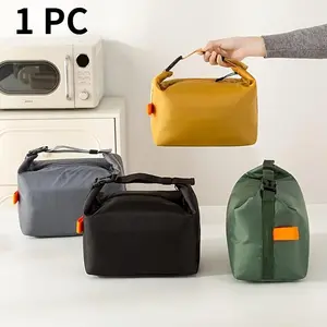 Fashionable insulated lunch bag: Durable lunch bag, large capacity, leak-proof, equipped with a shoulder strap. Suitable for work/school/picnic/camping. Reusable, available in various colors, made of Oxford cloth.