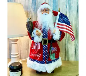 Santa's Workshop 15" Land of Liberty Santa