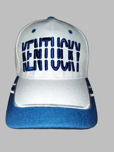 Kentucky Embroidered Adjustable Baseball Cap Hat with Intricate Design for Daily Wear & Sports Events