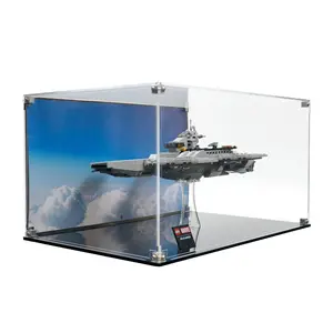 Acrylic Display Case UV Print Compatible with LEGO® 76295 Avengers Helicarrier - Set Not Included