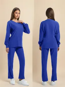 Women's nurse uniform medical surgical gown set, elastic, comfortable, lightweight, with 4 pockets, anti-pilling and breathable, suitable for all seasons, suitable for hospitals, clinics, and spas, Workwear, Womenswear