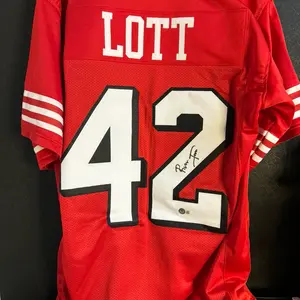 RONNIE LOTT SIGNED CUSTOM JERSEY