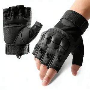 Men's Summer Tactical Gloves, Touchscreen Motorcycle Gloves, Breathable & Comfortable with Non-Slip Palm Pads, Ideal for Motorbike Riding, Hiking, Camping, Climbing and More