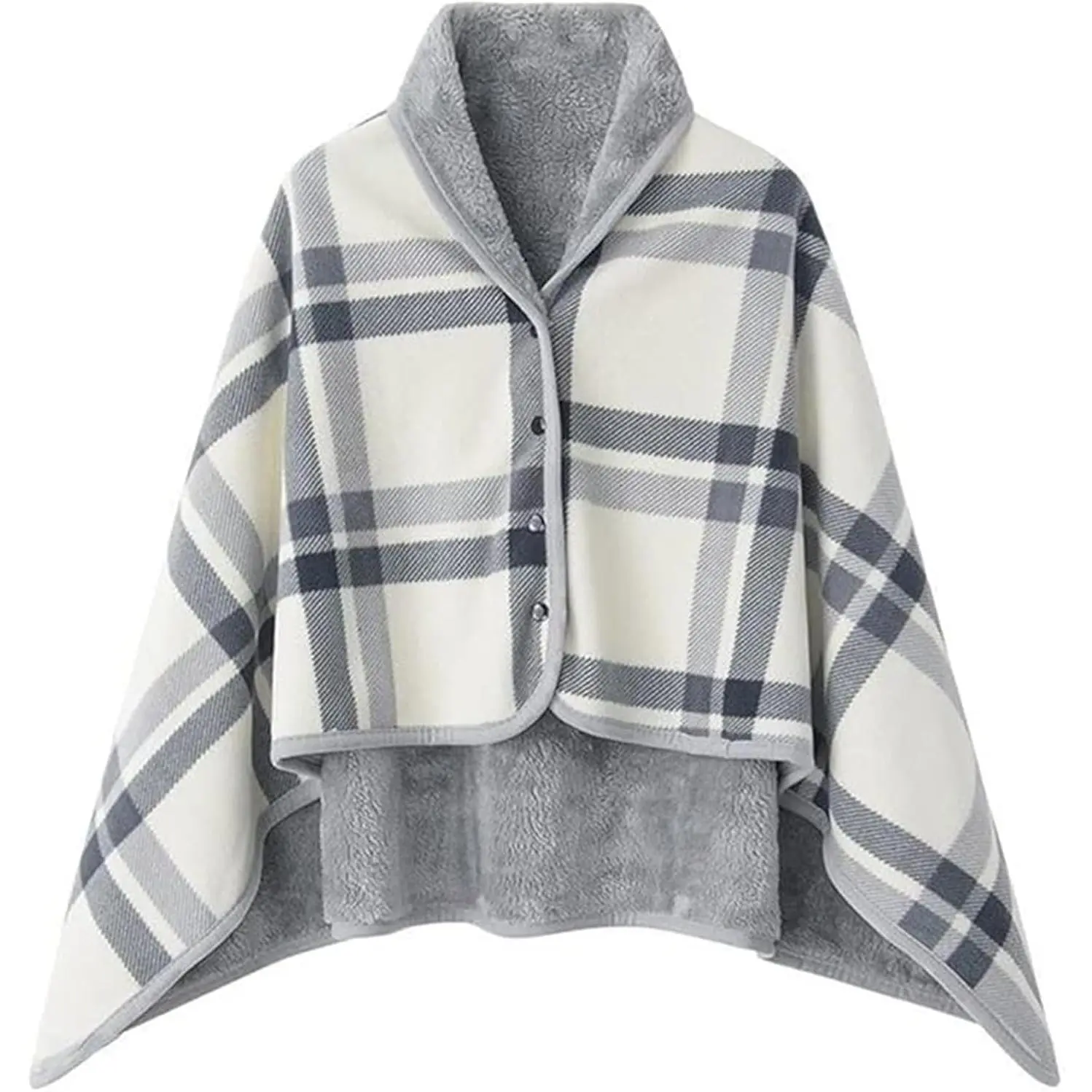 Fleece Wearable Blanket,Office Blankets Desk Chair Wrap Shawl Poncho Throw,Comfy Warm Lap Bed Sofa Travel Cape Cover