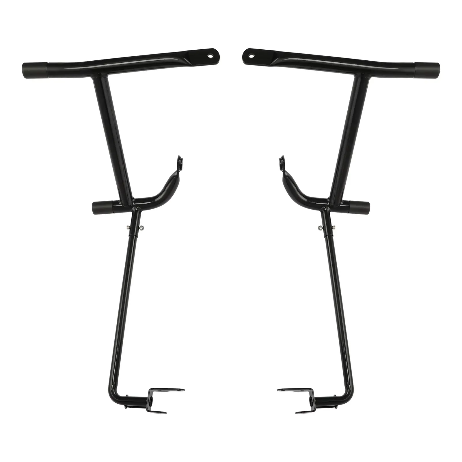 TCMT Black Saddlebags Bracket Guard Crash Bar Fit For Harley Touring 2014-2023