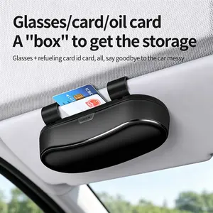 Portable Sunglass Clip, Durable Abs Material, Universal Car Sunglass Holder, //, Vehicle Eyewear Organizer