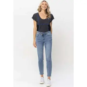 Judy Blue Cross It On Over Jeans