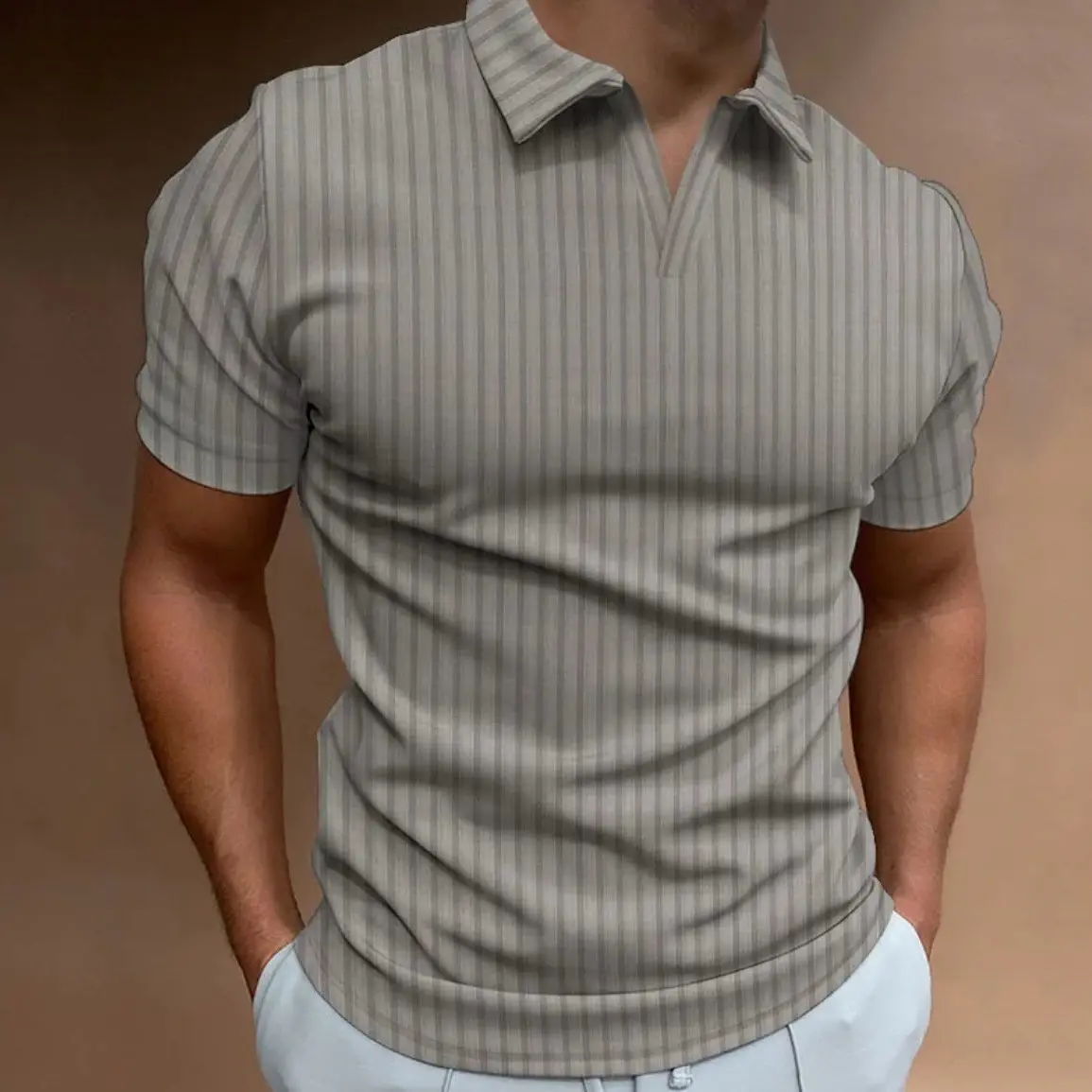 Vantage stripes polo Menswear  Man Tropical Casual