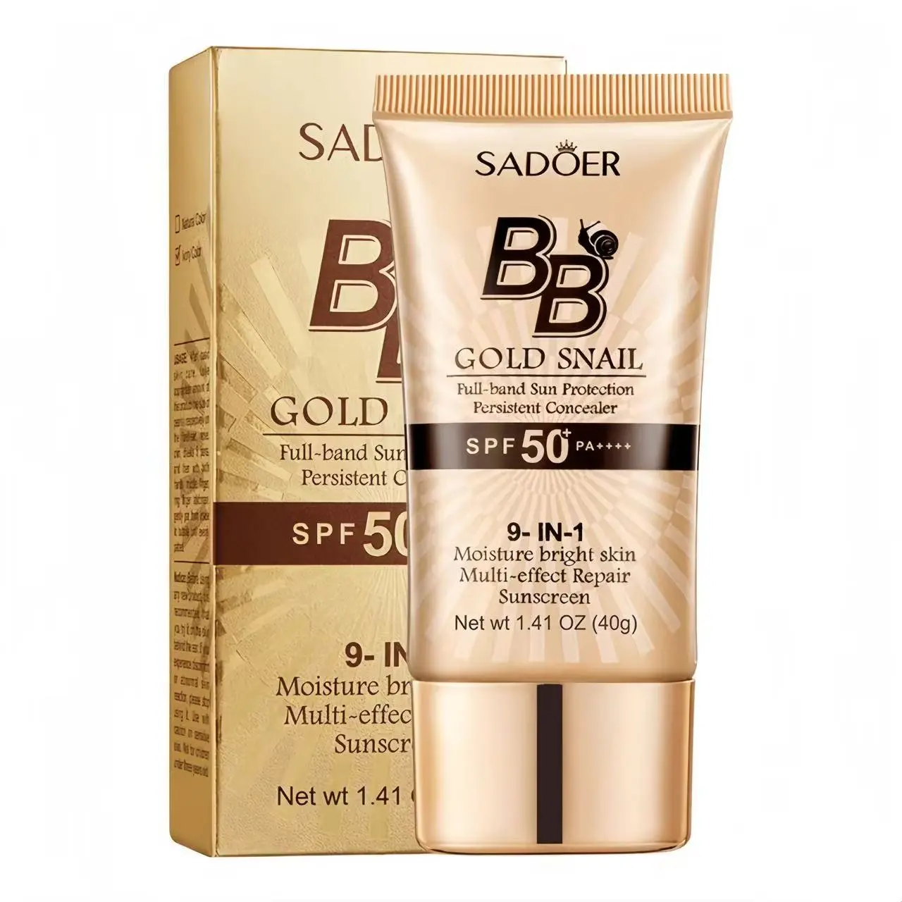 Coverage waterproof snailBBcream matte finish,long-lasting moisturizing andoil control, creates a naturalmakeuplook,refreshing and non-greasy, perfect for makeupbeginners, a great gift forMother'sDay,Christmas,and Valentine's Day.