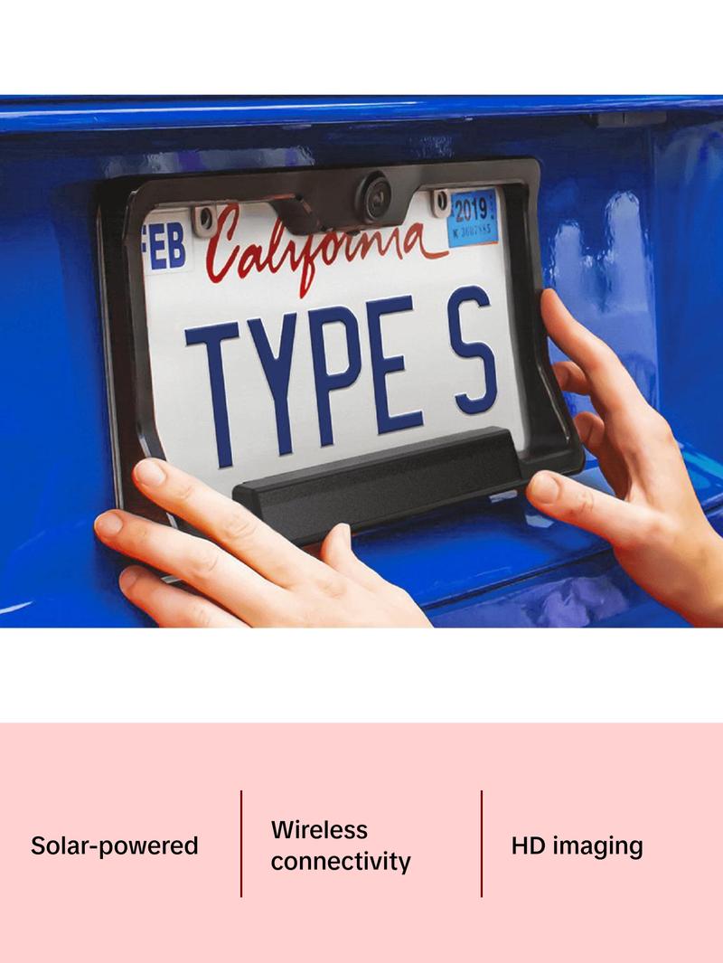 TYPE S Wireless & Solar Powered HD Backup Camera with 5" Monitor