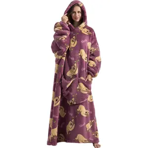 Wearable Blankets for Women, Adult Wearable Blanket Men, Blanket Hoodie