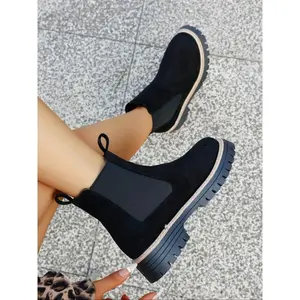 Women's Chelsea Boots, Standard Size, Wide Foot Type Recommended to Choose One Size Up, Comfortable Fashion Shoes, Daily Wear, Durable Design