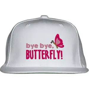 Bye Bye Butterfly Snapback Hat