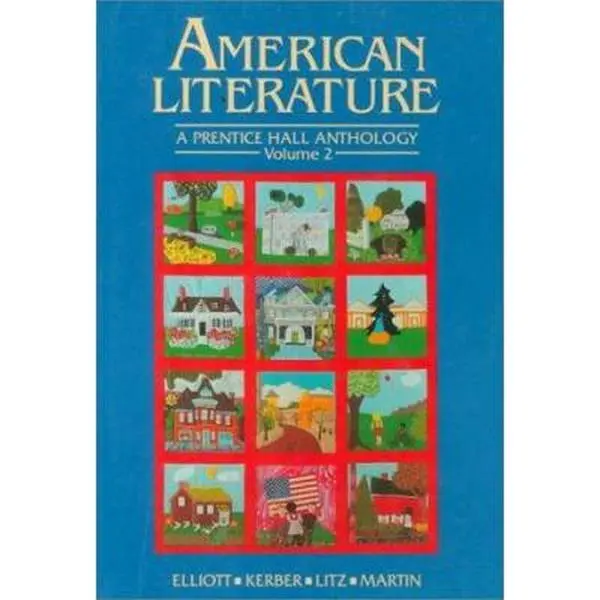 Used American Literature: A Prentice Hall Anthology, Volume 2 (Paperback) by Emory Elliott - English Literary History Revision Textbook for Pearson College Div