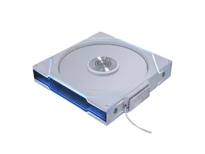 Lian Li UNI Fan TL - Wireless 140 - Single Pack (Reverse Blade) -  2.4 GHz Wireless Signal ARGB Control - Dual-Zone Lighting - FDB - 140mm - Controller NOT Included & Required - White (14RTL1W1W)