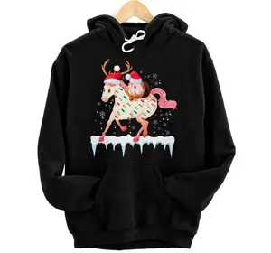 Santa Guinea pig riding a cute deer-horse Guinea pig Hoodie, Sweatshirt, T-Shirt