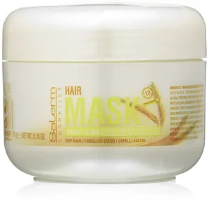 Salerm Wheat Germ Mascarilla Capilar Conditioning Treatment Mask 6.74 Ounce 200 mL Hydrating Moisturizer for Dry Damaged Hair Hydrate Intensive Deep Conditioner