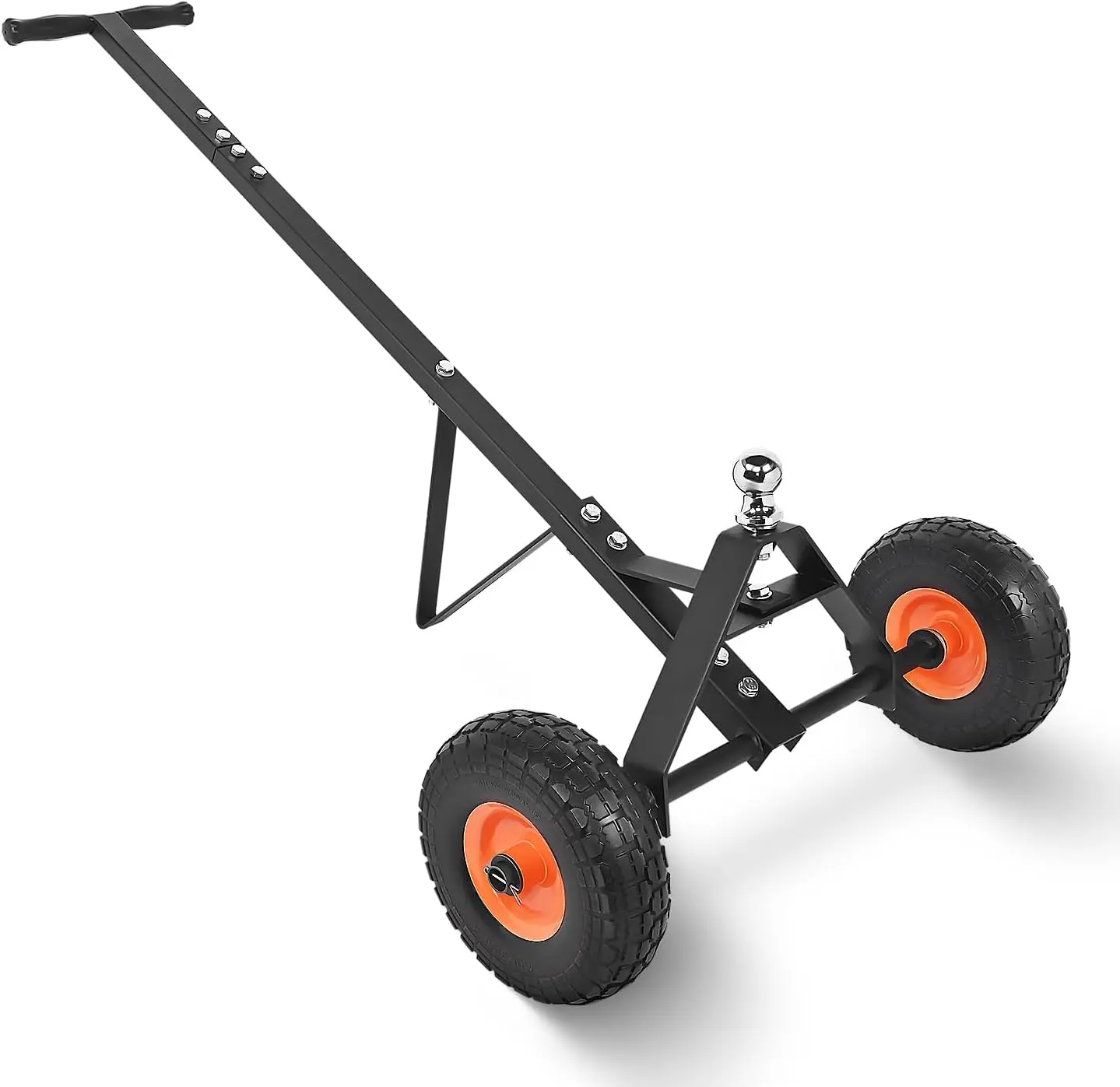 Nilight Boat Trailer Dolly, Solid Steel Heavy-Duty, 600-lb Capacity, 12" Polyurethane Tires, 1-7/8" Secure Hitch Ball, 600-Pound Capacity