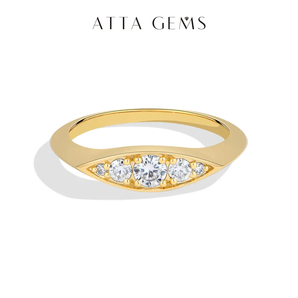 ATTAGEMS Marquise Design D VVS1 Lab-Grown Moissanite Ring for Women 925 Sterling Silver Engagement Party Fashion Gift Shining Fine Jewelry R389, Elegant Engagement Ring, Engagement Rings summerwins