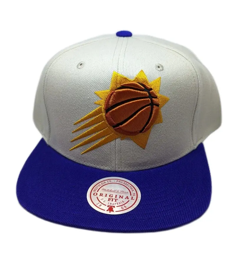 Mitchell & Ness Off White/Purple NBA Phoenix Suns Natural XL Snapback