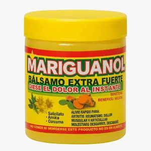 Mariguanol Bálsamo Extra Fuerte 250 g – Arnica, Cúrcuma, Salicilato – Alivio para Dolor y Artritis