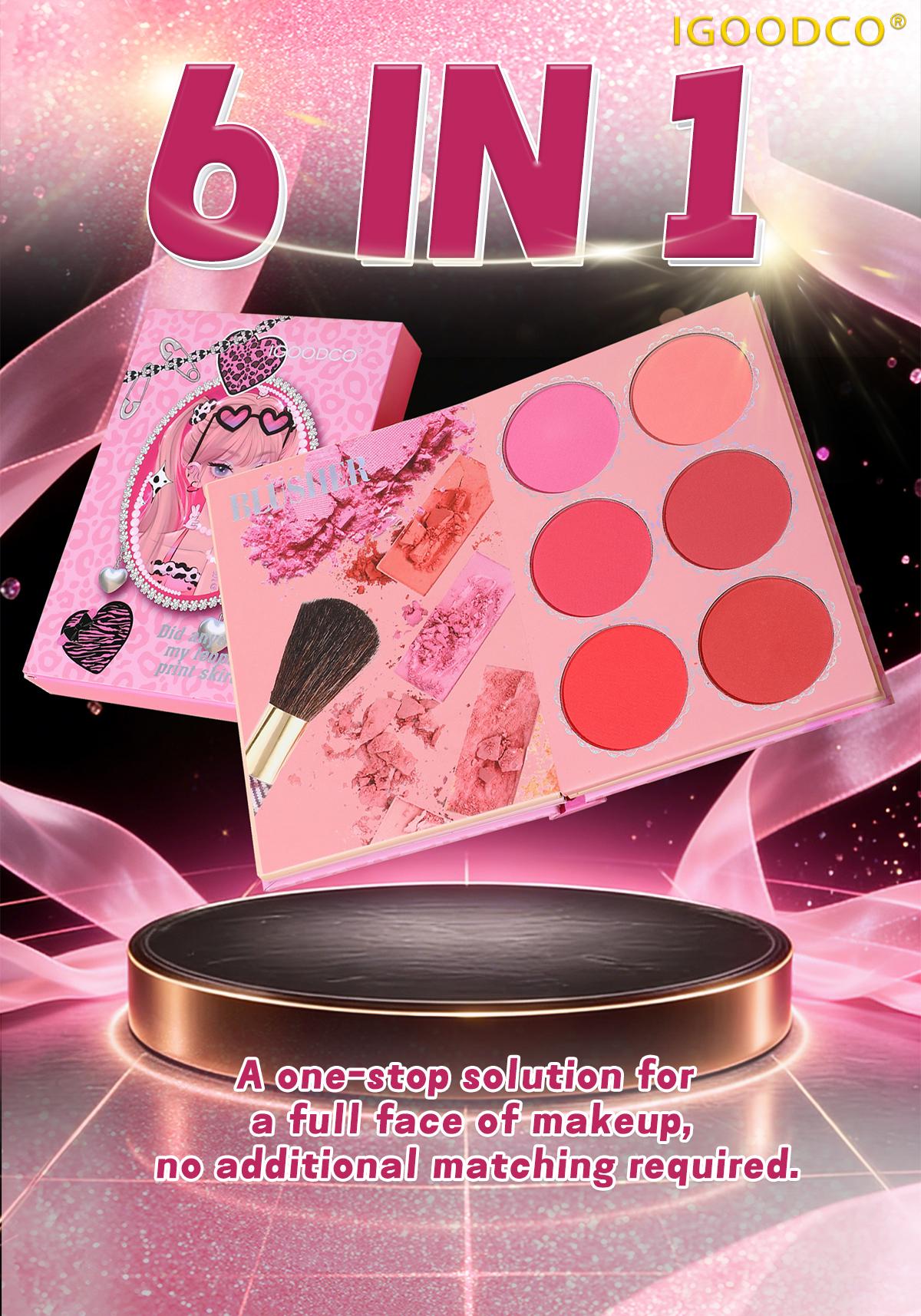 IGOODCO (model: IG5158) Women's cosmetics high coloring high gloss eye shadow disk makeup repair set