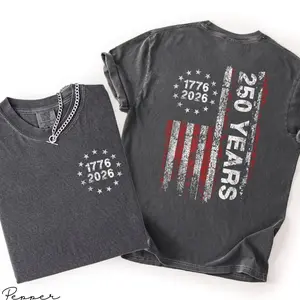 Comfort Colors Retro Usa 250 Shirt, Independence Day Shirt, Celebrate 250th Anniversary Shirt Usa Flag Tee 4th of July Shirt Patriotic Gift 9
