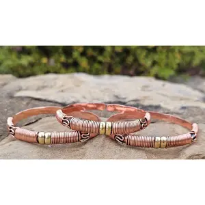 Copper Wrap Design Unisex Bracelet