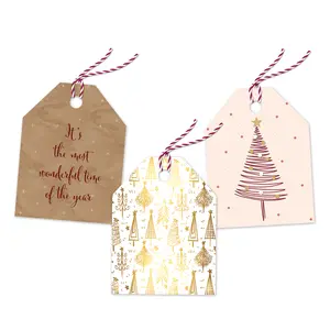 Christmas trees Assortment Gift Tags