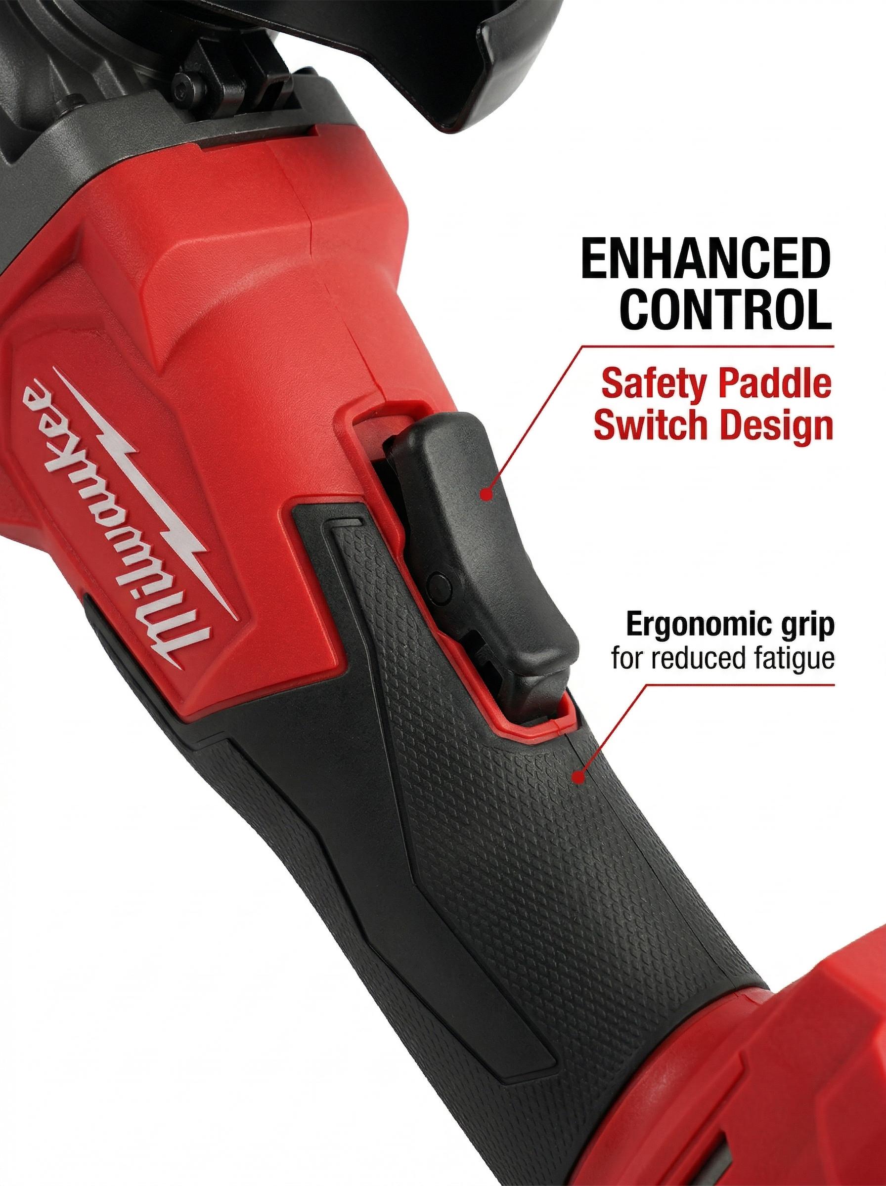 Milwaukee 18V 125mm Brushless Angle Grinder for Metal Cutting Tasks