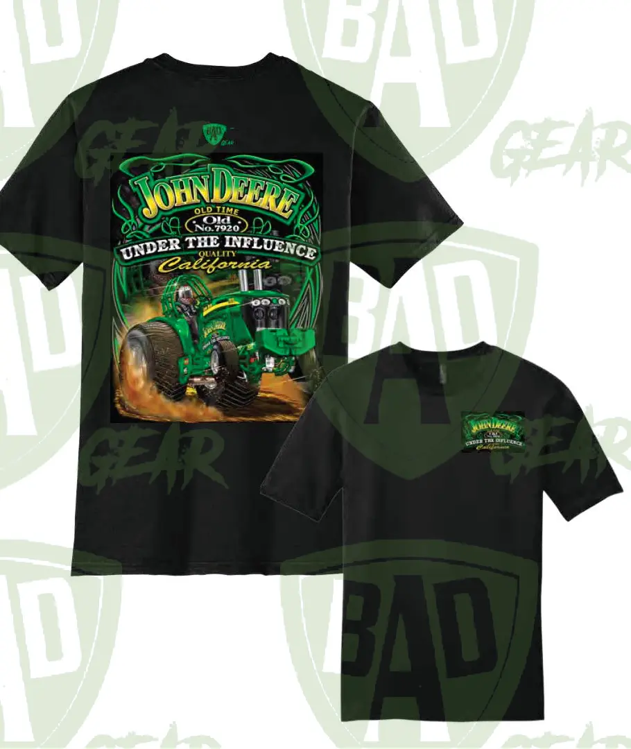 John Deere 7920 " Under the Influence" T-Shirt for Men - Streetwear Casual Top - Menswear