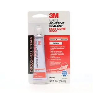 3M  1 oz Marine Adhesive & Sealant 5200 Fast Cure, White