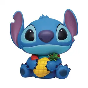 Monogram Stitch with Pineapple Figural Bank