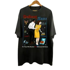 The Defiant Jazz Shirt, Severance TV Show Tee, Retro Sci-Fi Fan T-Shirt, 90s Vintage Graphic Tee, Gift for Him or Her, Trending T-shirt