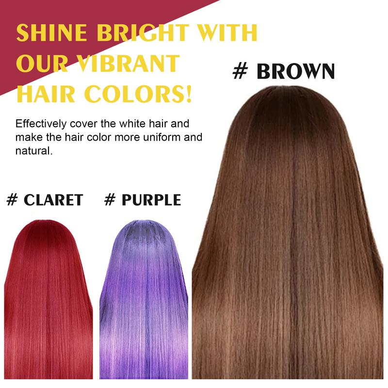 5-in-1 Silver Gray Hair Dye Shampoo, Instant Coloring in Minutes, Long-Lasting Herbal Formula, Unisex Hair Color Shampoo, 200ml