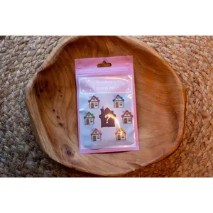 Animal Crossing House 3" Blind Bag Keychains | Glitter Epoxy Front