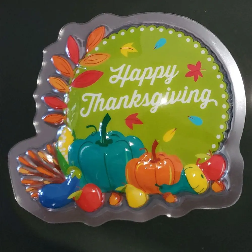 Happy Thanksgiving Decoration Topper (1 Piece)