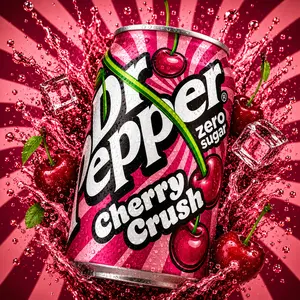 Dr. Pepper Cherry Crush Zero Sugar 11 oz (UK)