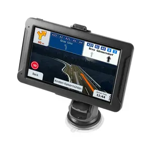 7-in Touch Screen GPS Navigator, 16GB Navigation System with Built-in Dashboard Camera, Voice Turn-by-Turn Guidance, Speed Warn, Red Light Warning, Custom Truck Routing for Cars & Trucks