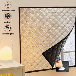 Double-Thickened Warm Curtains – Cold & Heat Insulation, Sun-Shading Window Screen, Noise-Reducing Thermal Drapes