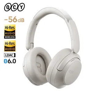 QCY H3S Wireless Over-Ear  noise cancelling Headphones | Bluetooth  6.0   Earphones 56dB Hybrid ANC, 102H Playtime, Hi-Res Audio, Deep Bass, Gaming Mode, Foldable Design, Built-in Mic | Ideal for Gaming, Travel & Work