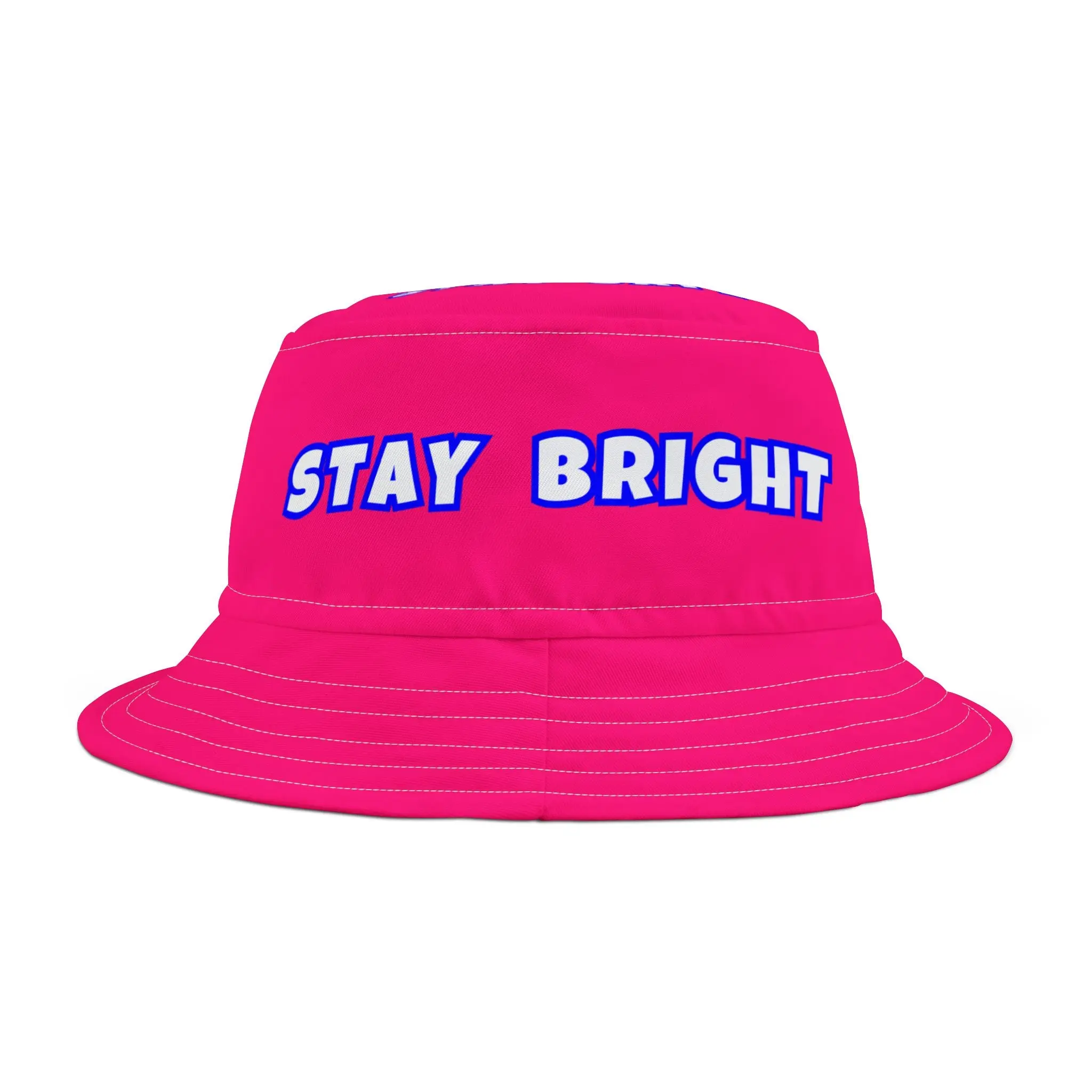 Stay Bright Bucket Hat – Neon Pink Autism Safety Sun Hat