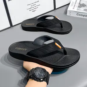 Men's Summer Slippers Thick Soft Sole Non-Slip Wear-Resistant Outdoor Beach Flip-Flops